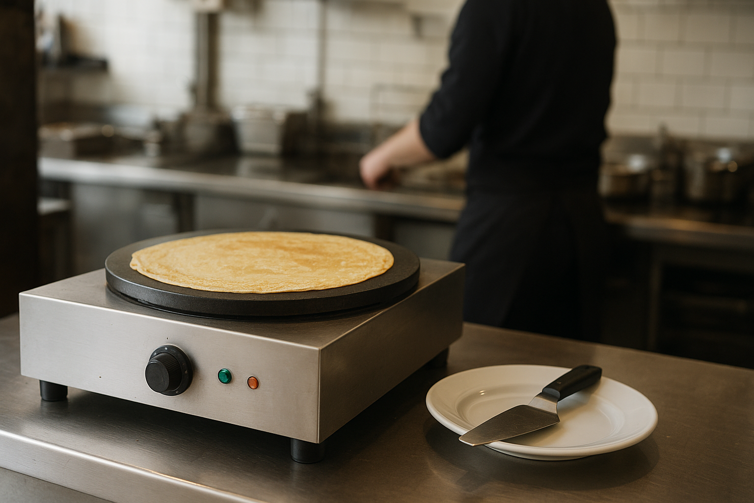 crêpière chaude pour crepiere leasing en cuisine professionnelle