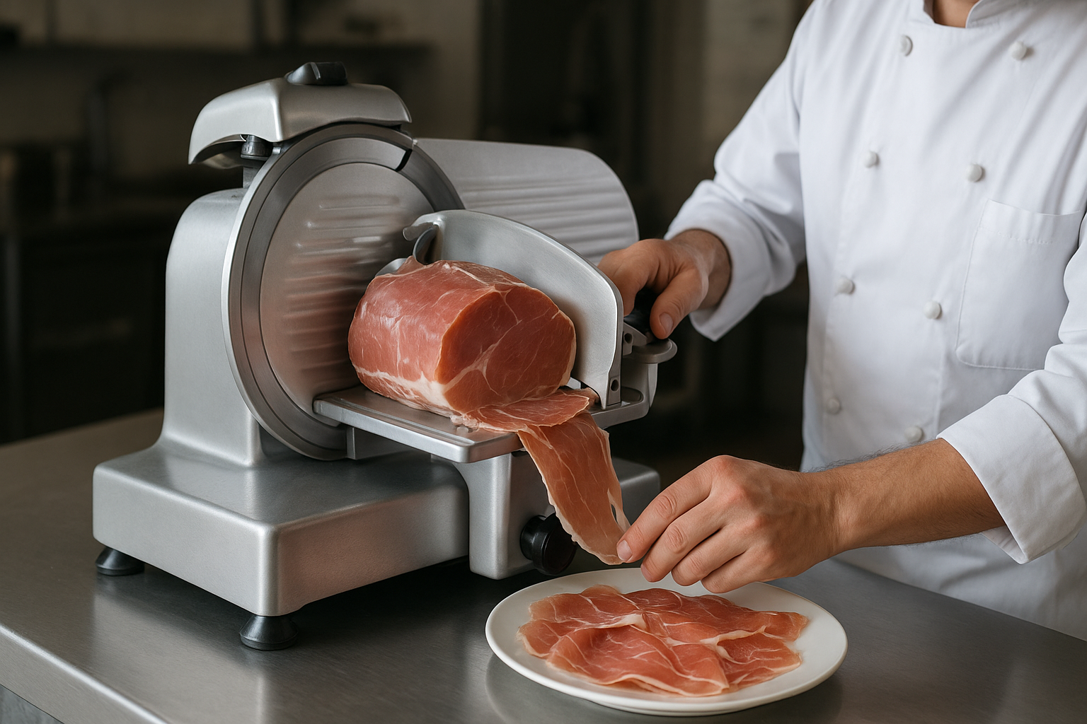 trancheuse jambon location inox en utilisation professionnelle