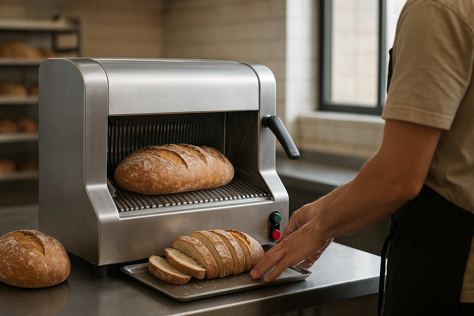 trancheuse a pain professionnelle leasing utilisée en boulangerie