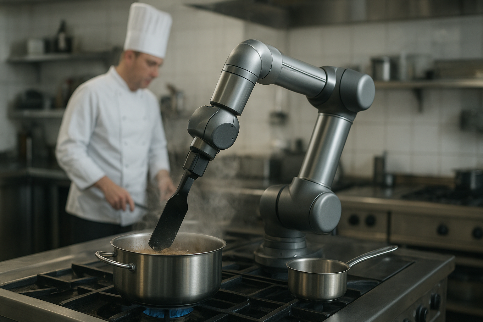 robot cuisine professionnelle leasing en inox en service