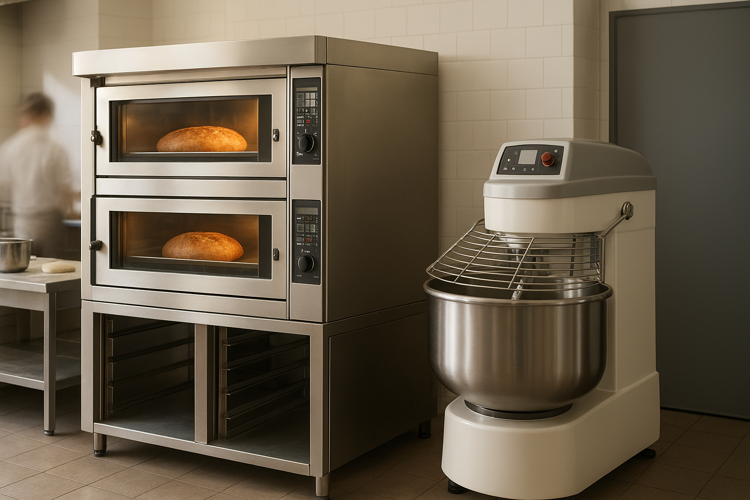 four et pétrin boulangerie optimisés pour boulangerie materiel leasing