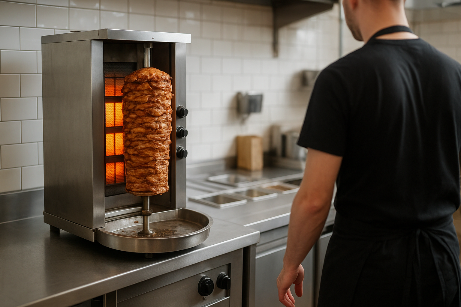 machine kebab snack en leasing machine kebab dans un environnement professionnel