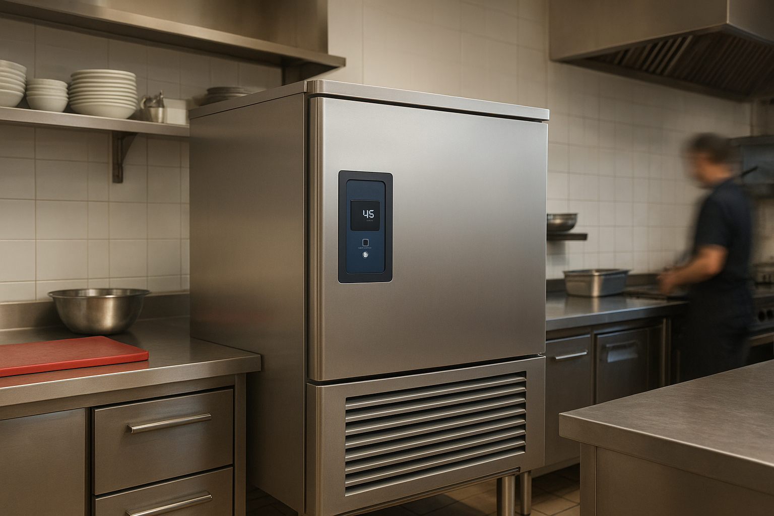 cellule de refroidissement location en inox pour cuisine professionnelle respectant les normes HACCP