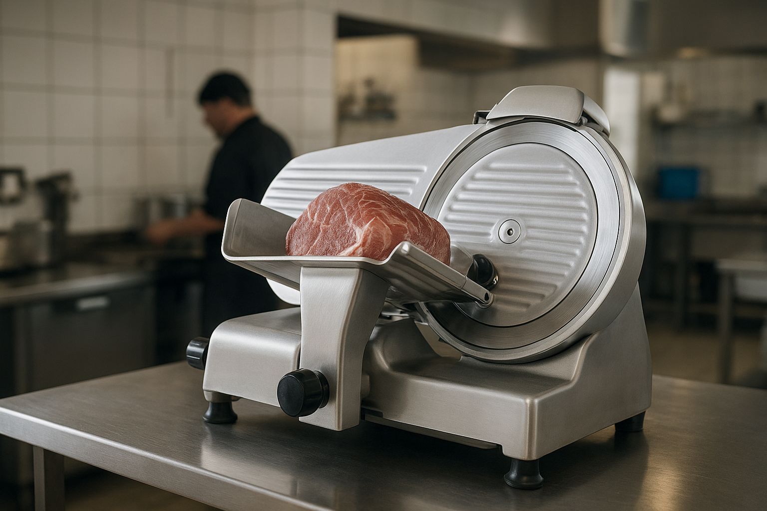 trancheuse viande professionnelle leasing en inox