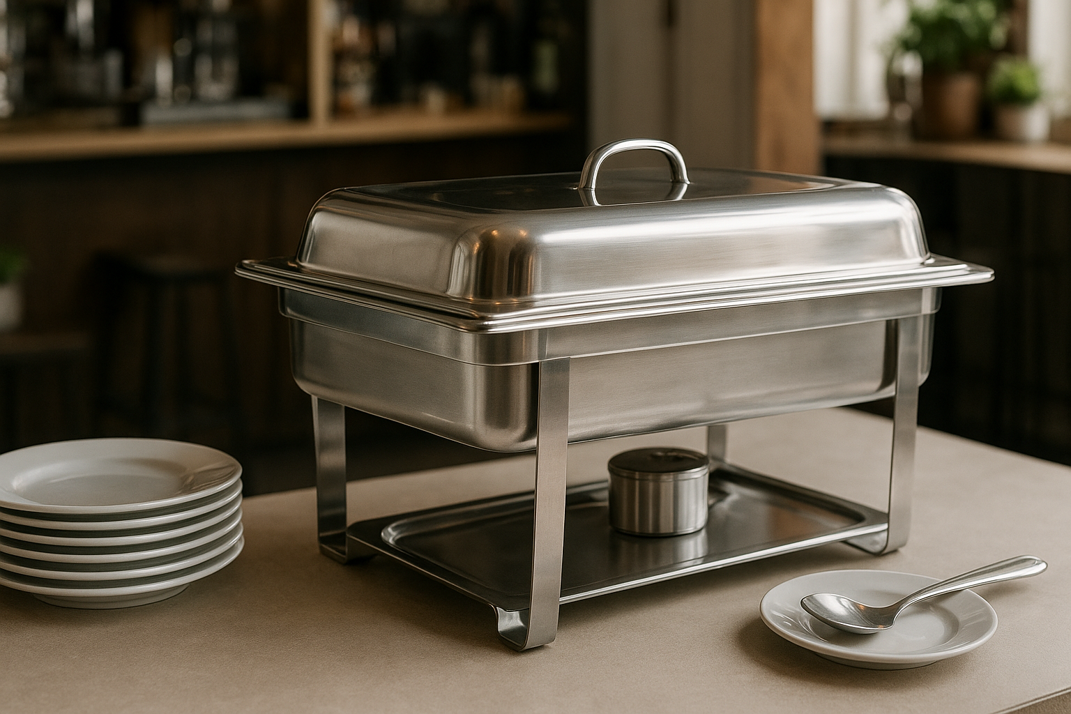 chafing dish location inox pour buffet professionnel