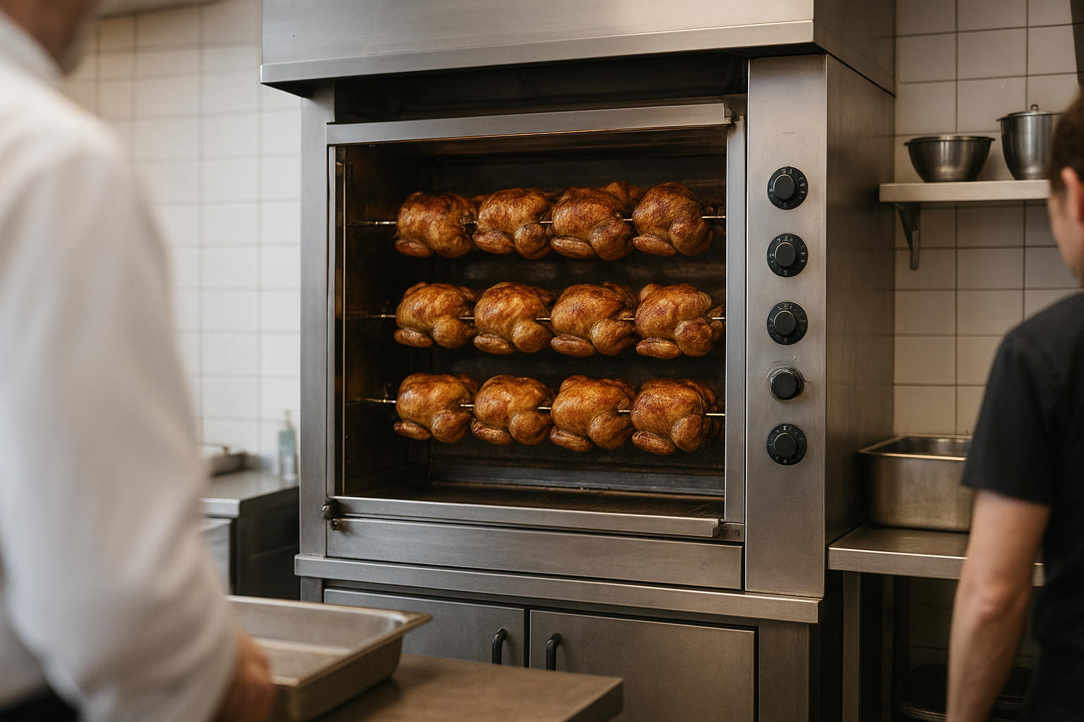 rotissoire professionnelle location pour cuisson de poulets en environnement CHR